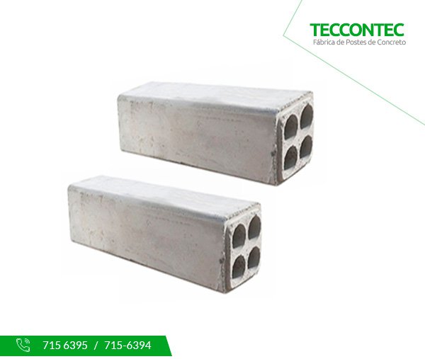 Ducto de concreto de 4 vias